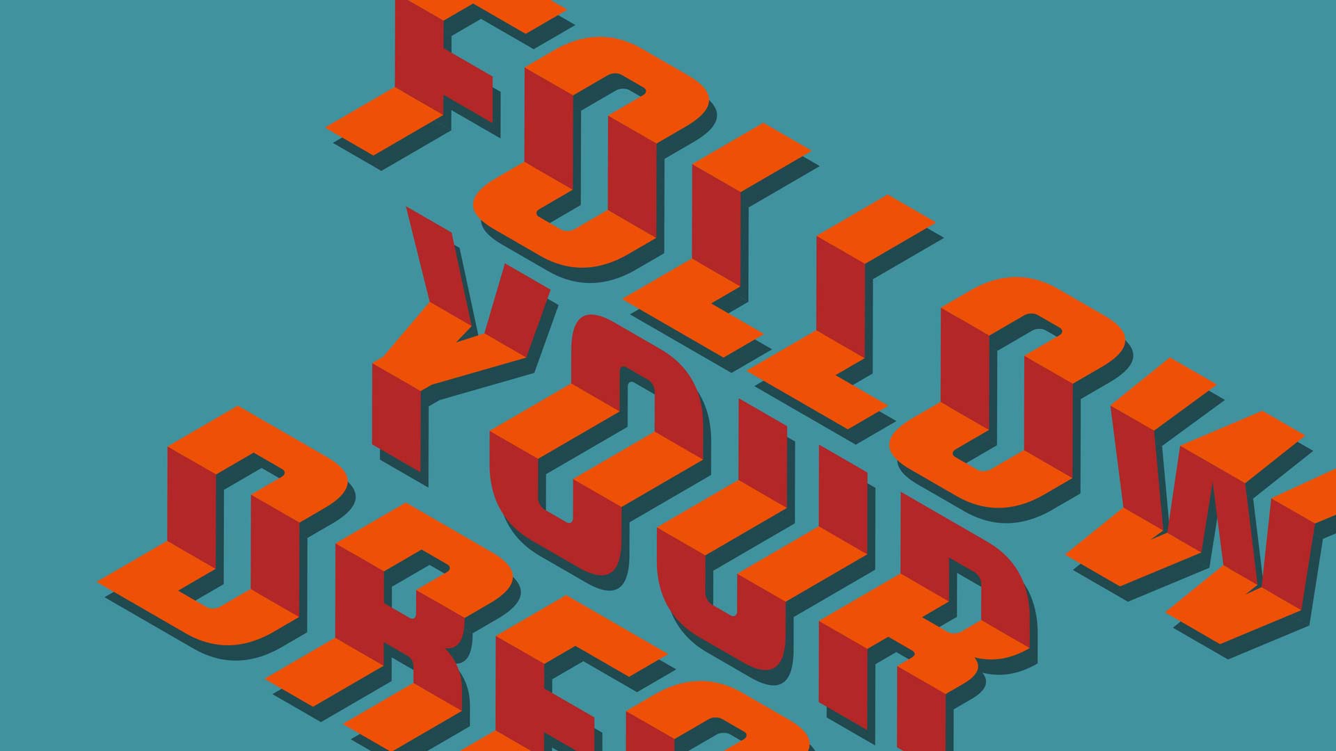 Typografie Trends 2024 3D-Typografie