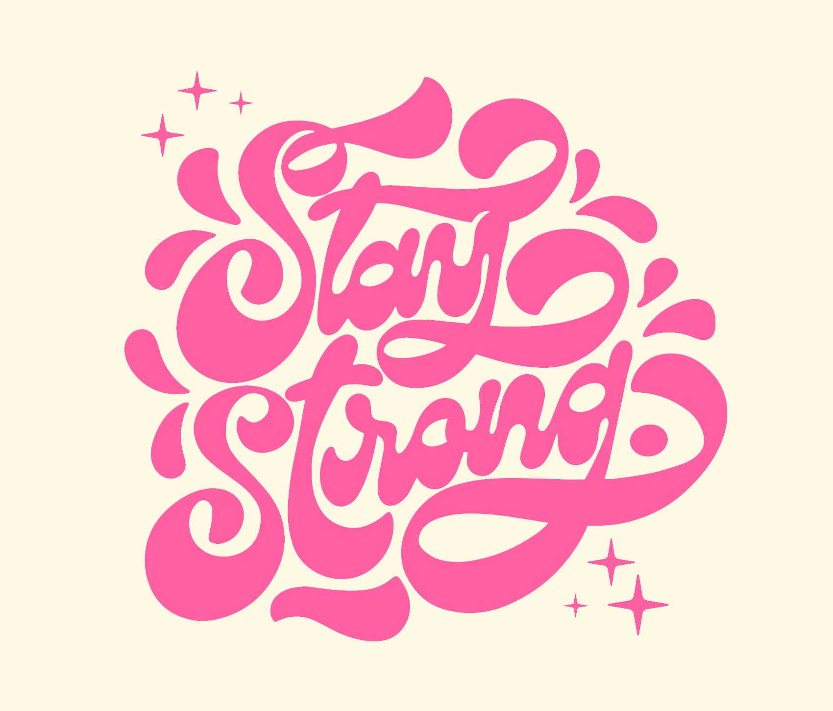 Typografie Trends 2024 Curly Waves
