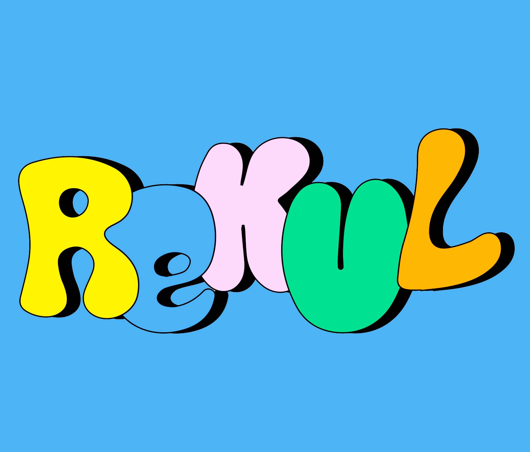 Typografie Trends 2024 Curvy Fonts