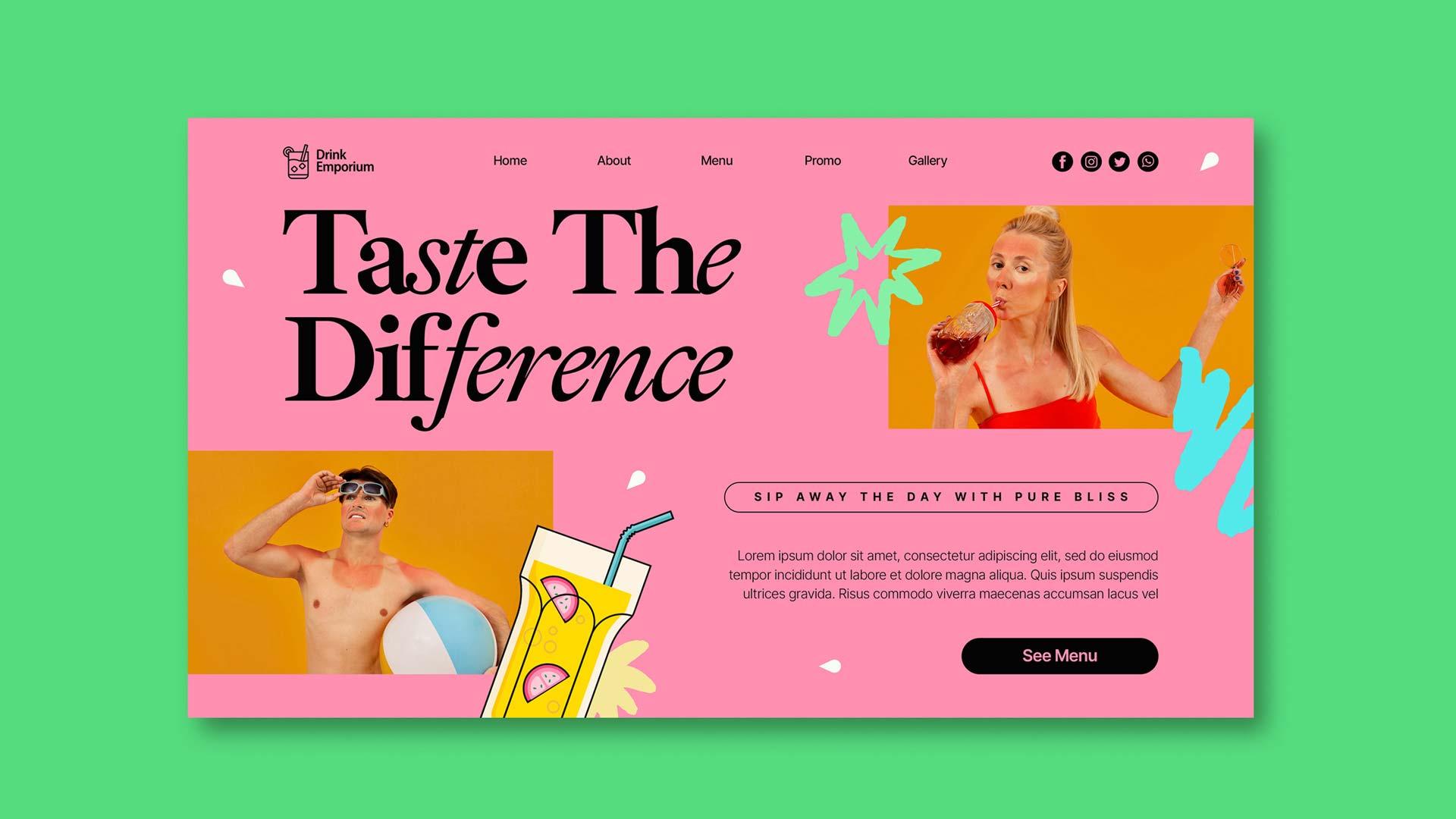 Typografie Trends 2024 High Contrast Serifen