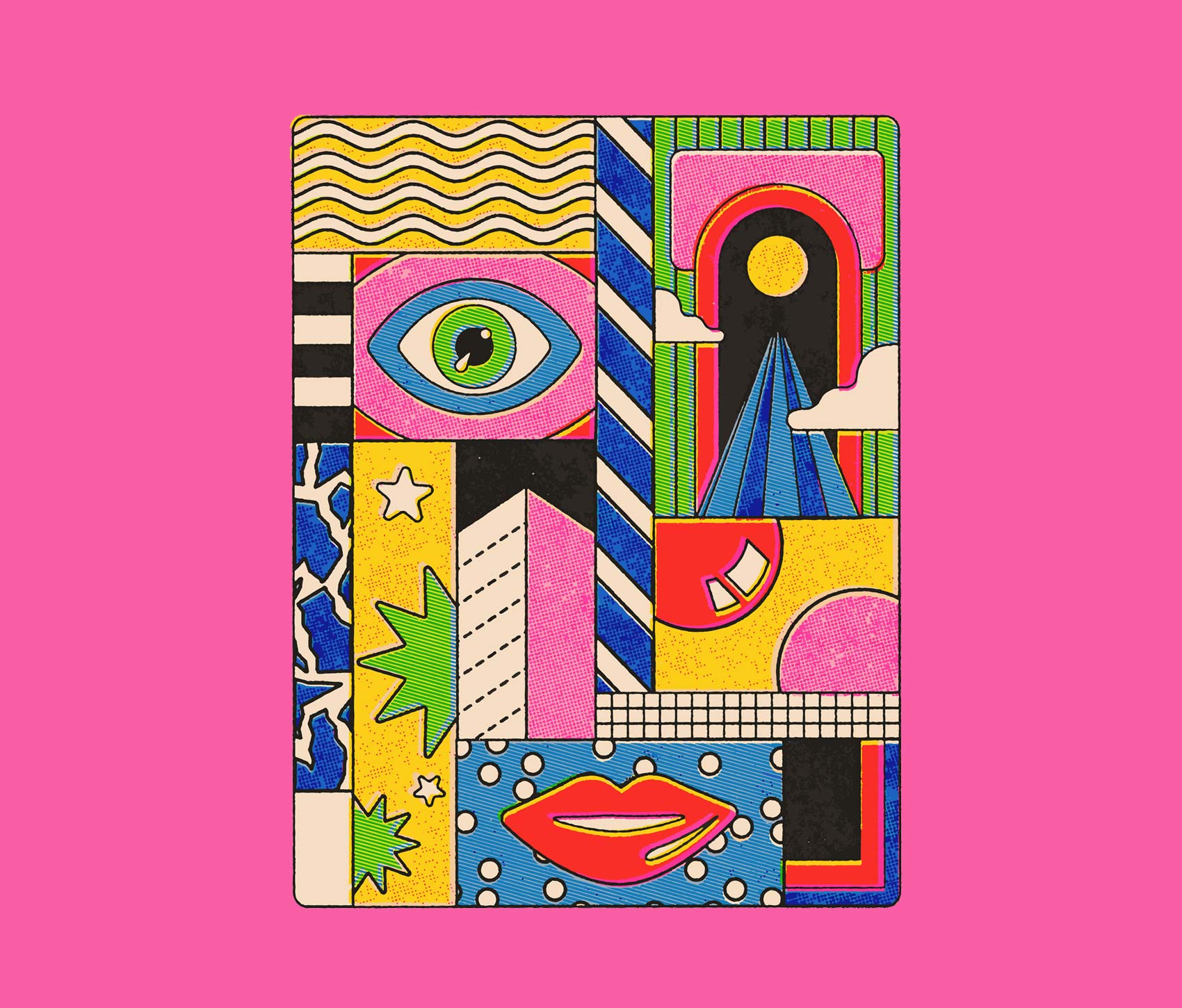 Grafikdesign Trends 2024 Risographie