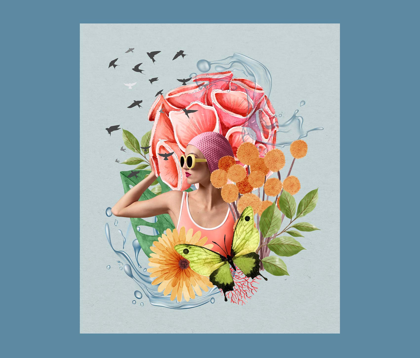 Grafikdesign Trends 2025 Collagen