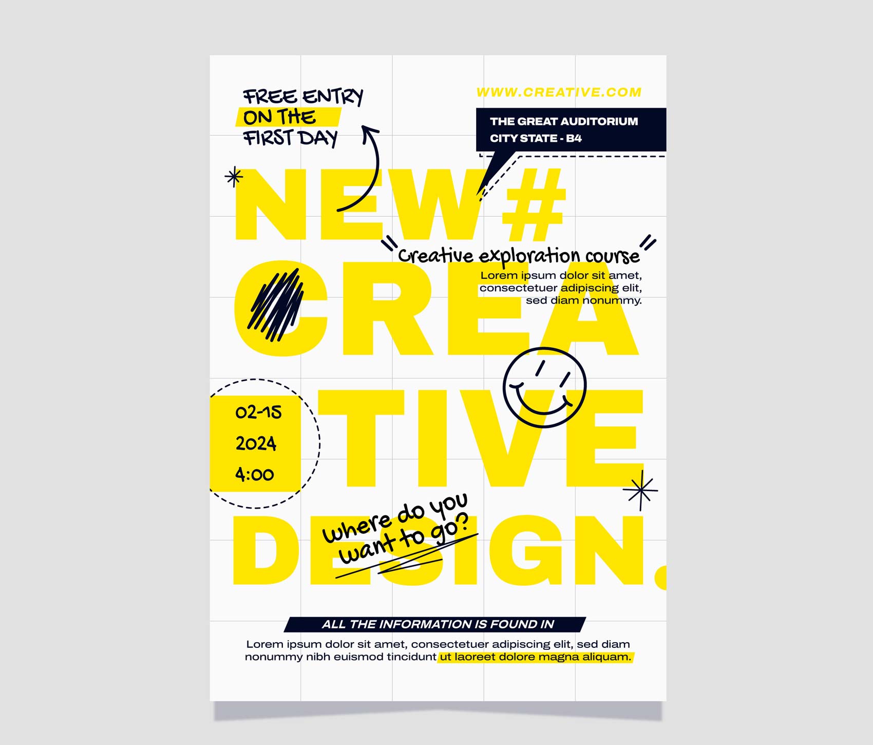 Grafikdesign Trends 2025 Grids & Borders