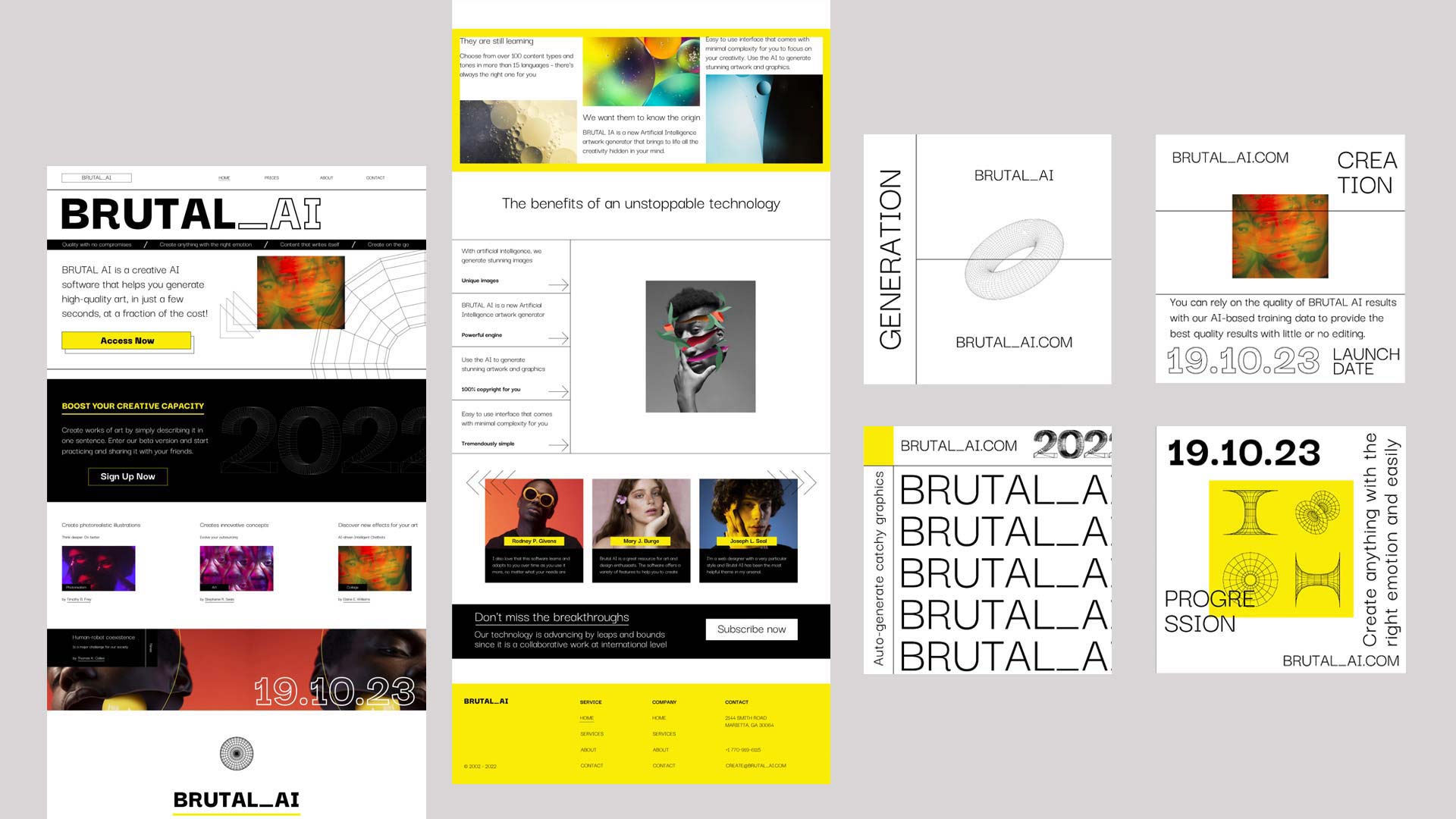 Grafikdesign Trends 2025 Grids & Borders
