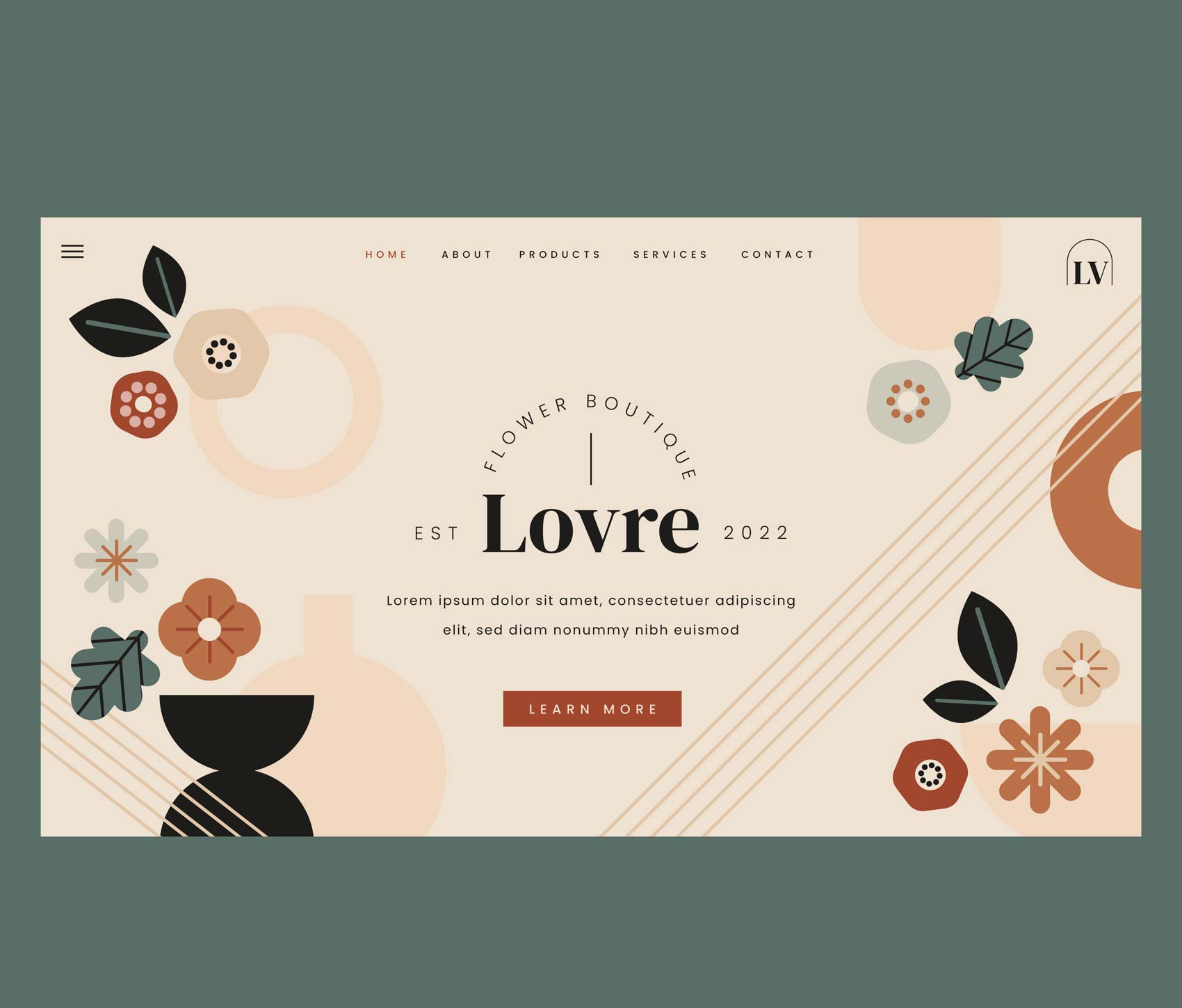 Grafikdesign Trend 2025 Modern Natural