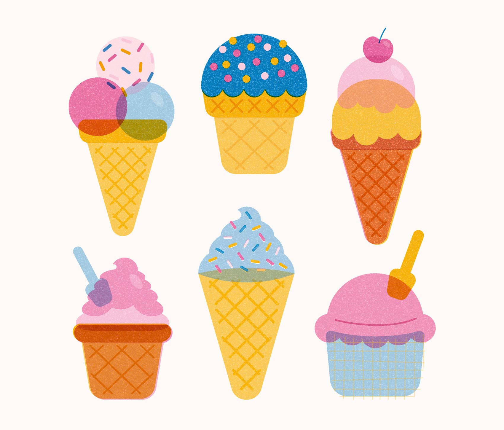 Grafikdesign Trends 2025 Risographie