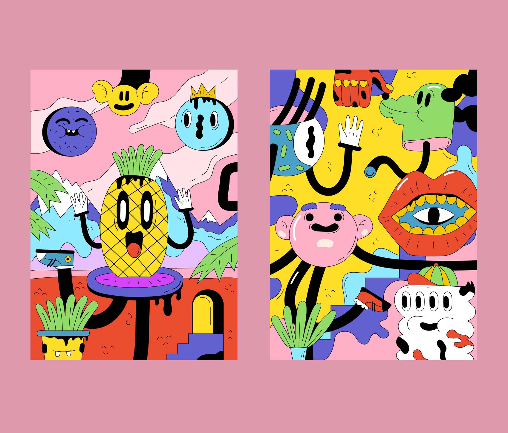 Grafikdesign Trends 2025 Starke Farben