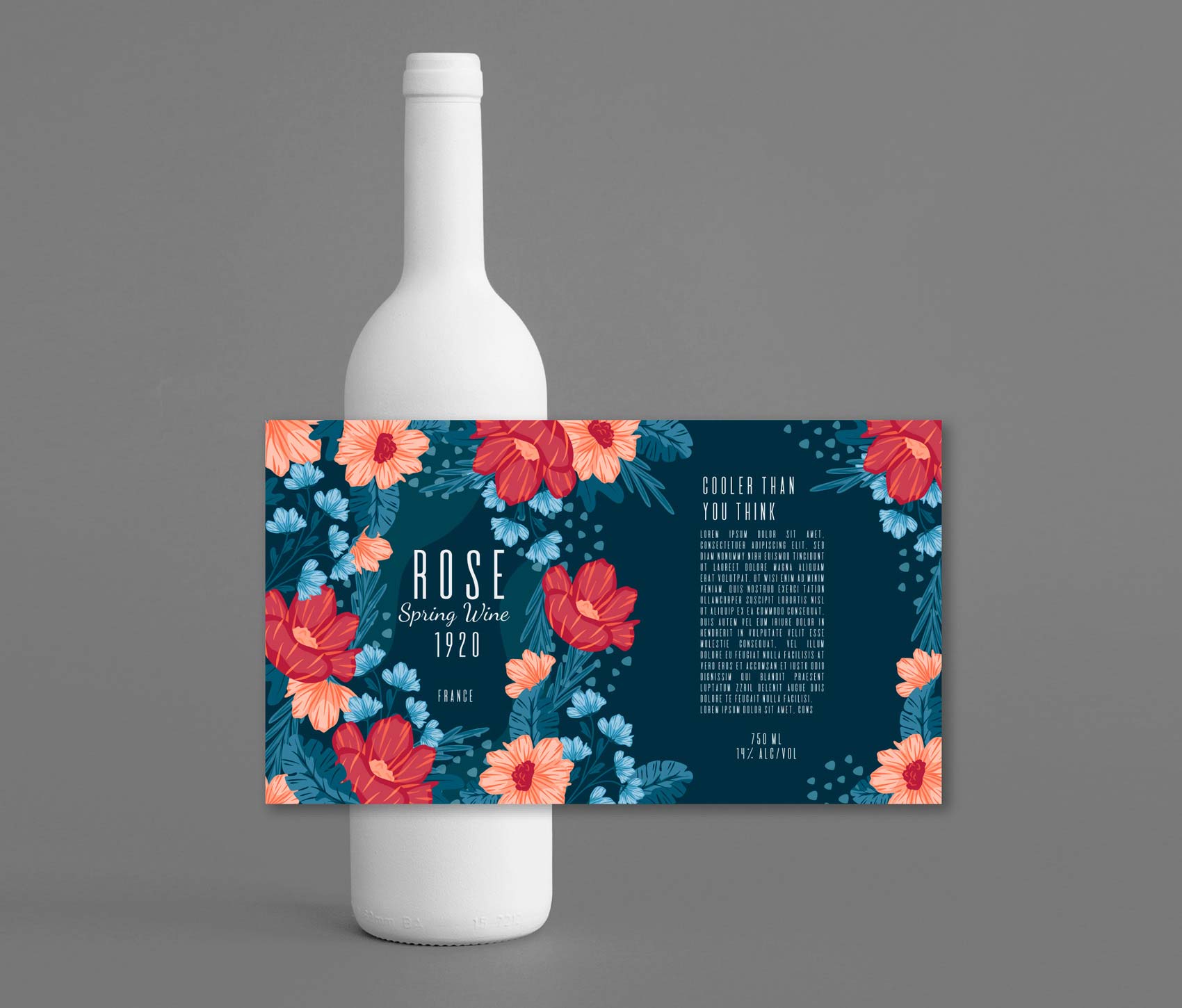 Wein Verpackungskonzept